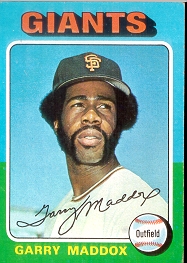 1975 Topps Mini Baseball Cards      240     Garry Maddox